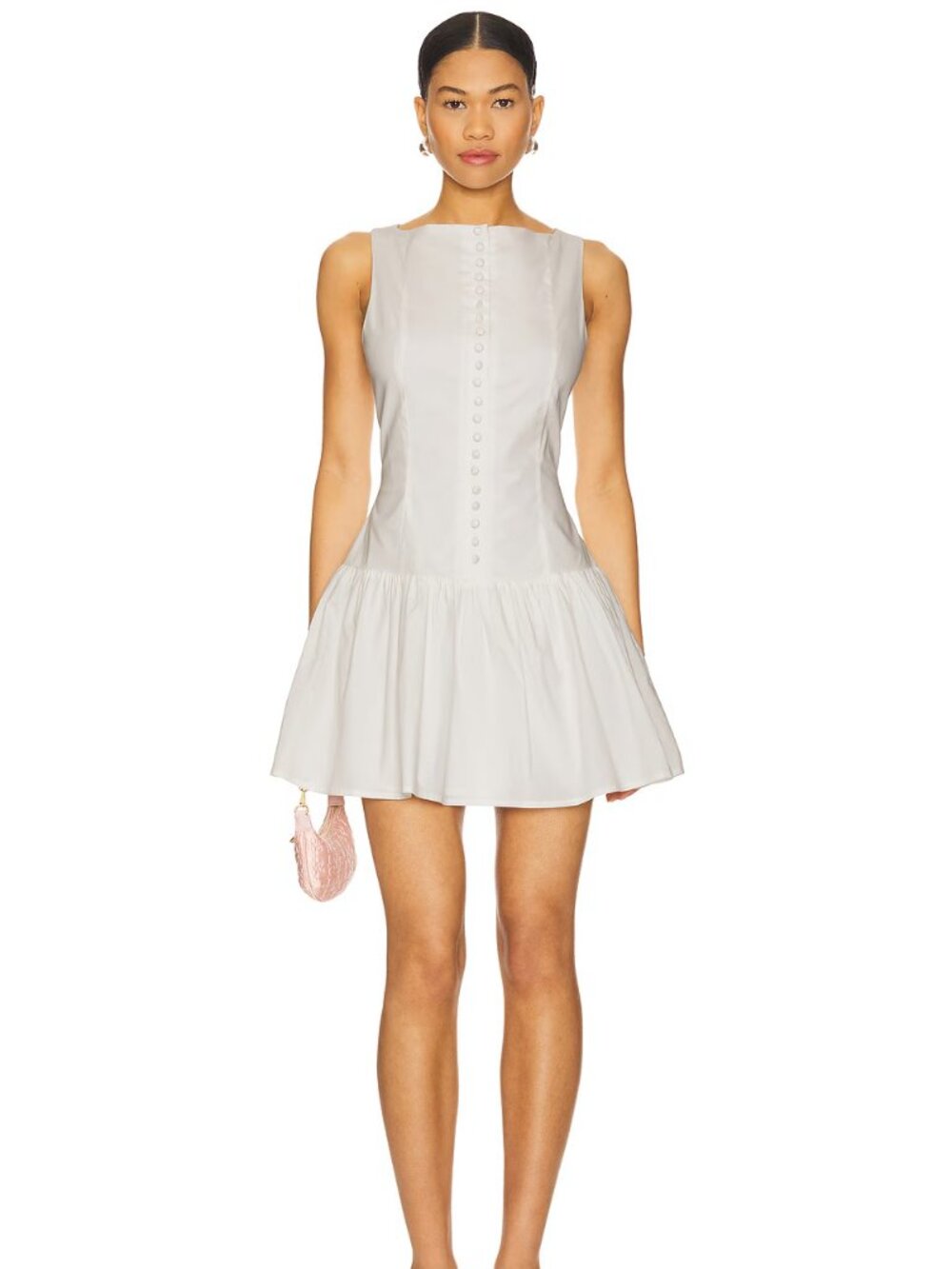 More to Come Kingsley Mini Dress in White